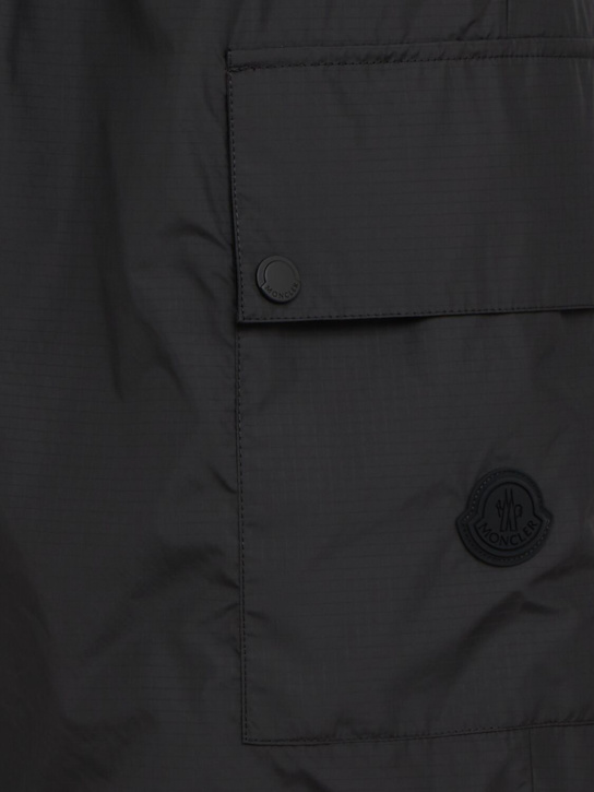 Moncler: Cargo tech shorts