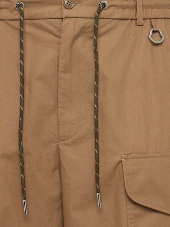 Moncler: Cotton poplin cargo shorts
