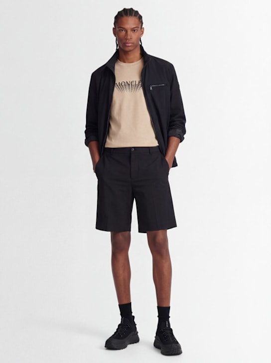 Moncler - Logo cotton jersey t-shirt