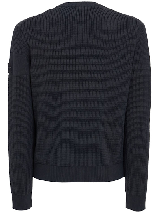 Moncler: Logo virgin wool sweater