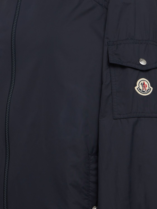 Moncler: Etiache nylon hooded rain jacket