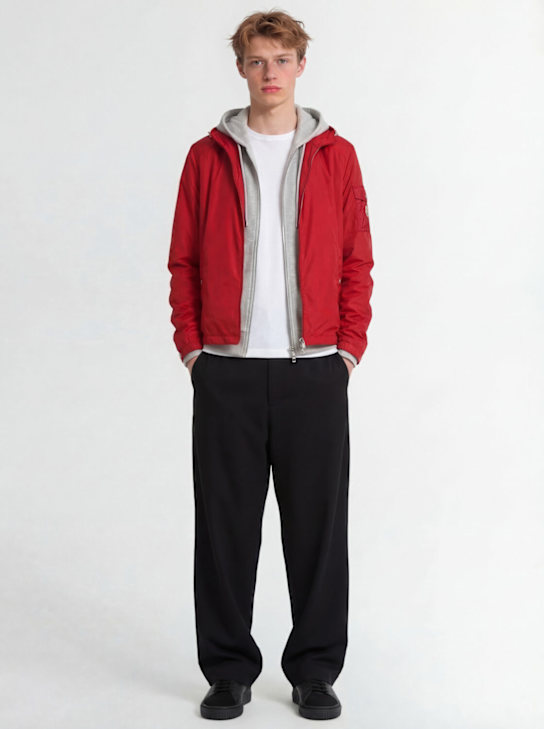Moncler: Etiache nylon hooded rain jacket