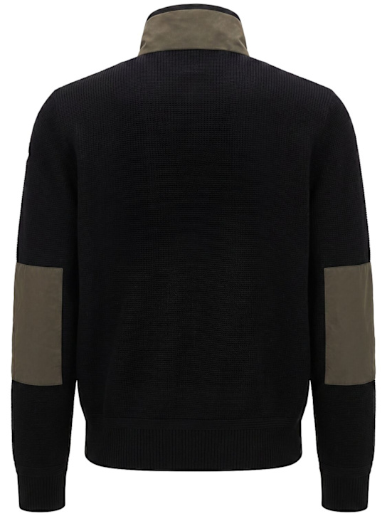 Moncler: Zip-up cotton track jacket