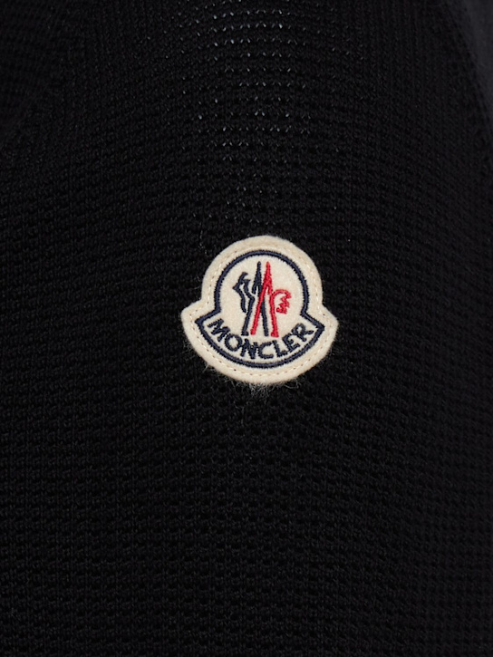 Moncler: Zip-up cotton track jacket