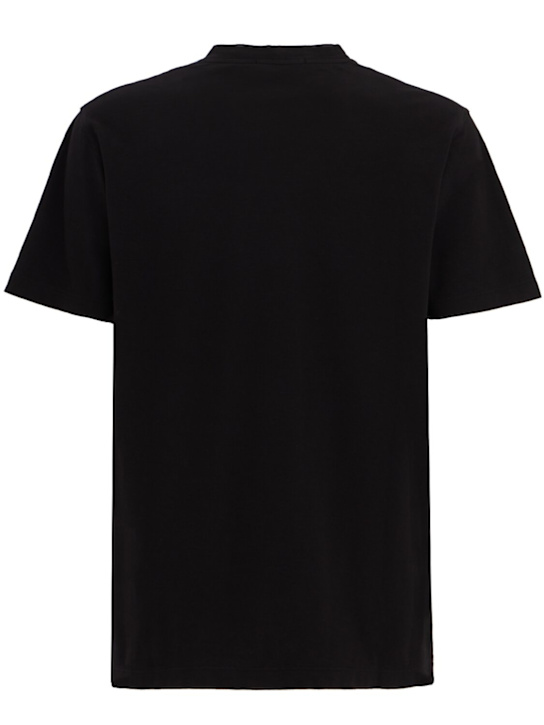 Stone Island: Logo patch cotton t-shirt