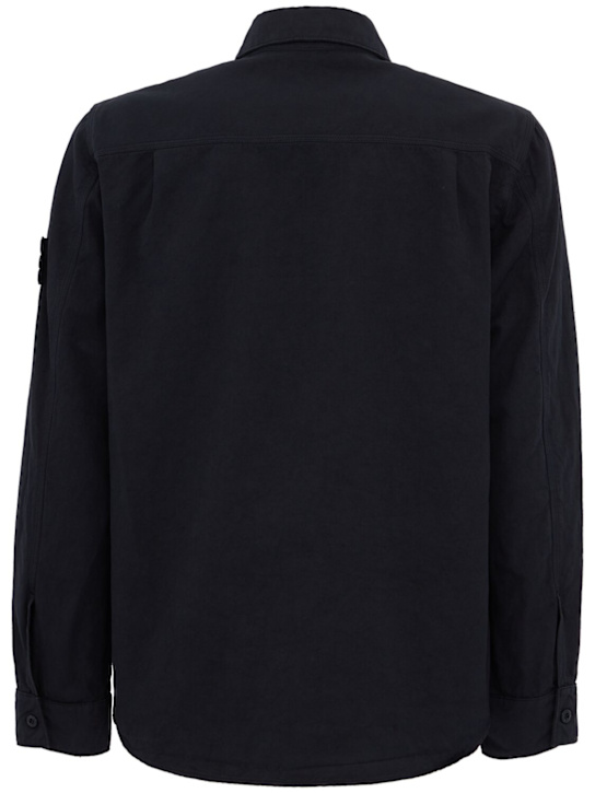Stone Island: Cotton & linen overshirt