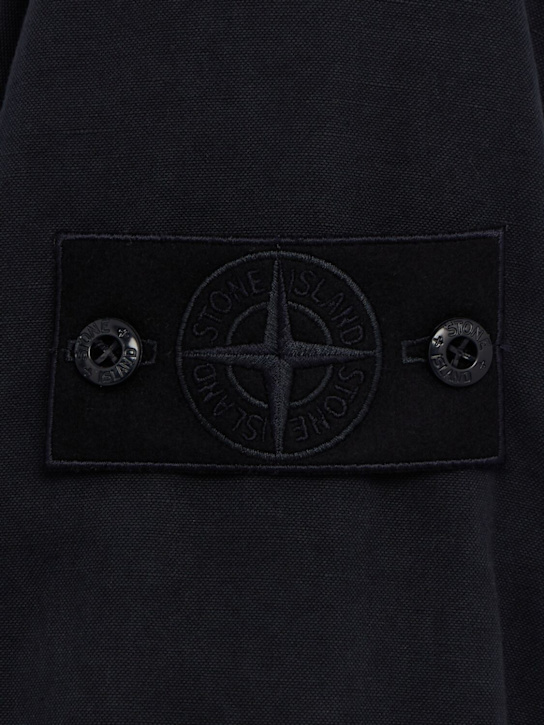 Stone Island: Cotton & linen overshirt