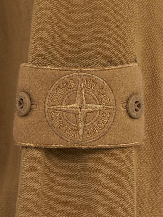 Stone Island: Cotton & linen overshirt