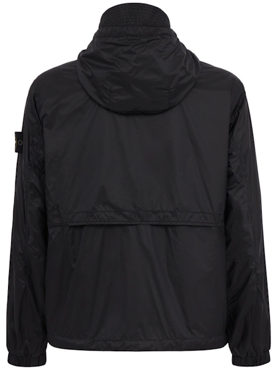 Stone Island: Logo nylon casual jacket
