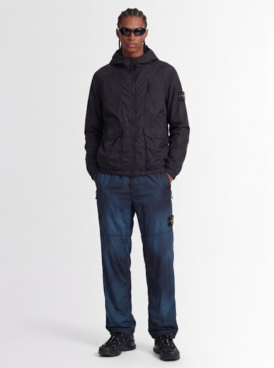 Stone Island - Logo nylon casual jacket
