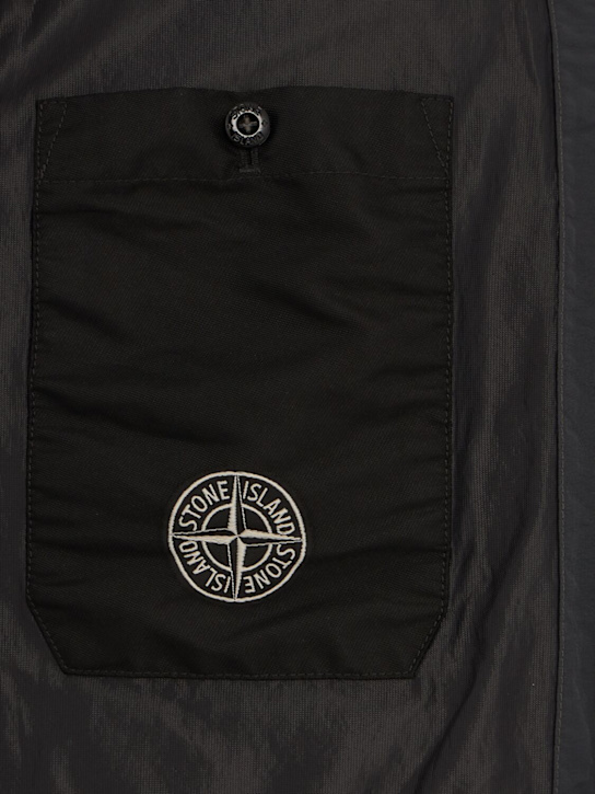 Stone Island: Logo nylon field jacket