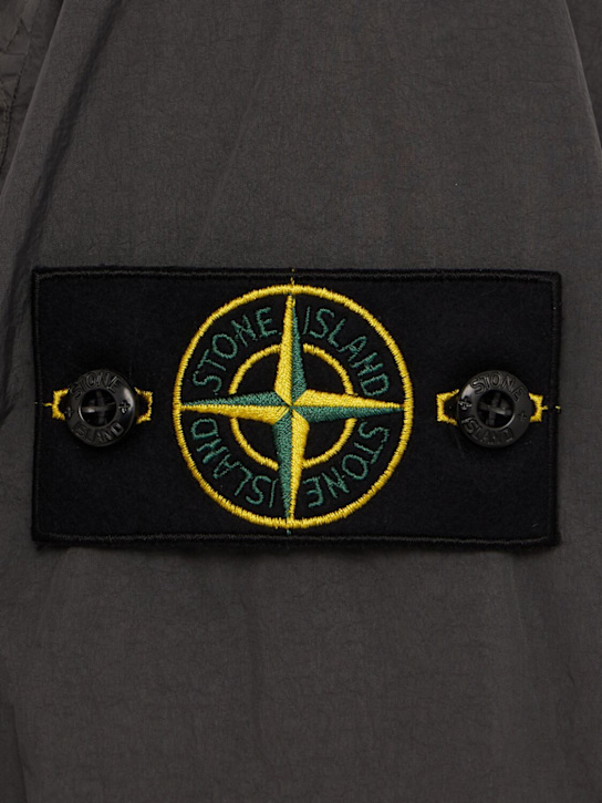 Stone Island: Logo nylon field jacket
