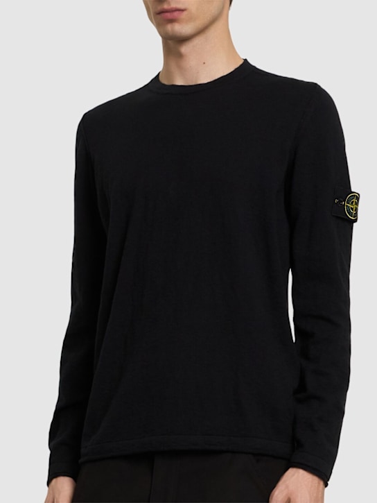 Stone Island: Crewneck cotton sweater