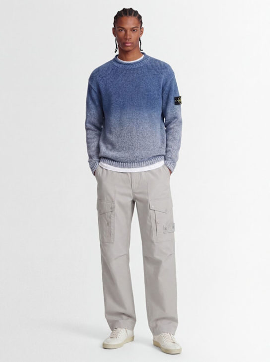 Stone Island - Logo cotton crewneck sweater