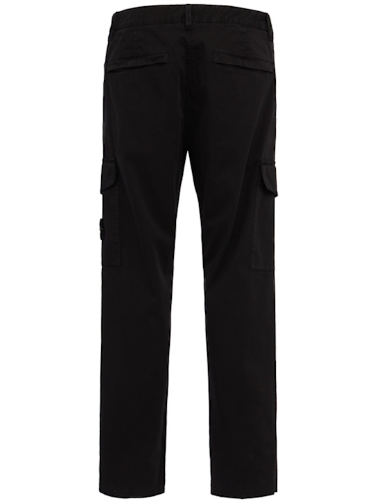 Stone Island: Logo cotton regular pants