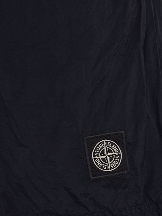 Stone Island: Logo nylon shorts
