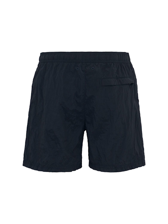 Stone Island: Logo nylon shorts