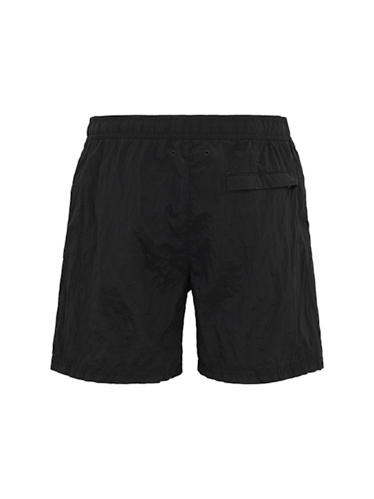 Stone Island: Logo nylon shorts