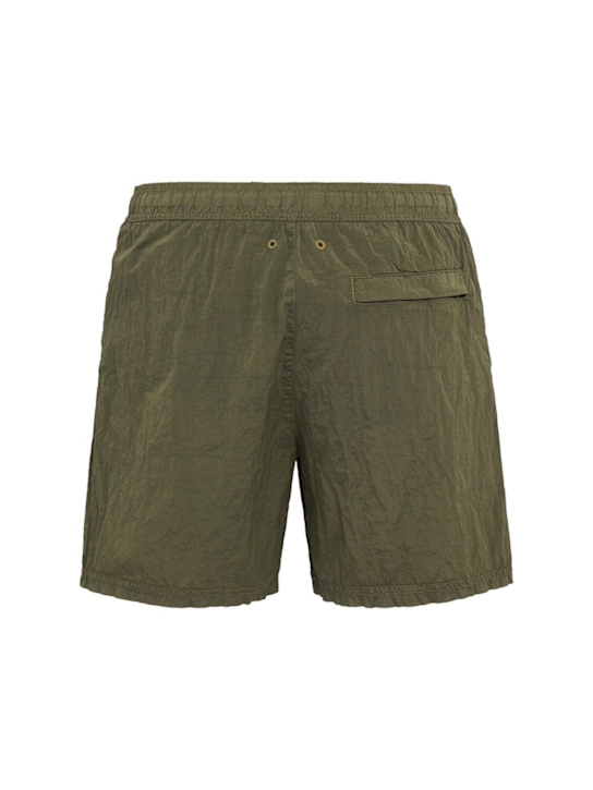 Stone Island - Logo nylon shorts