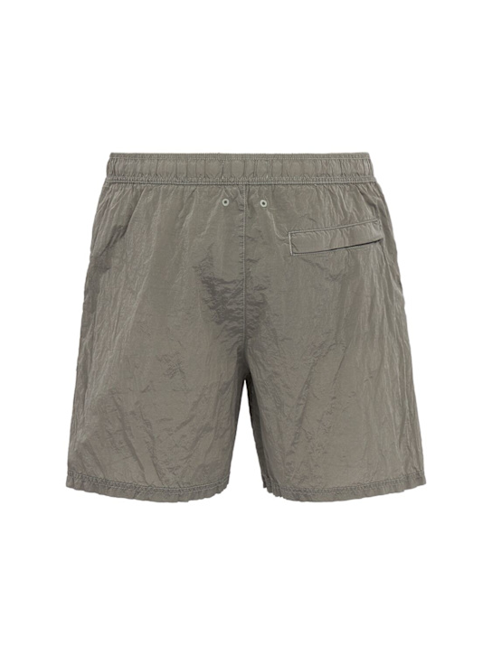 Stone Island: Logo nylon shorts