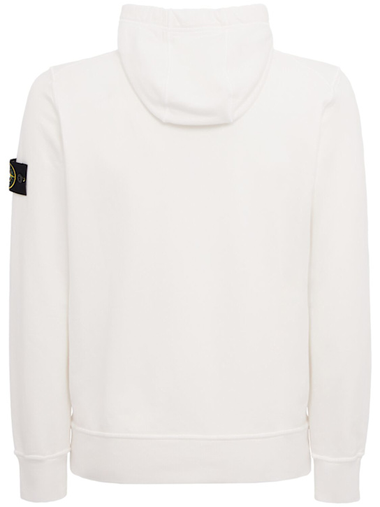 Stone Island: Logo cotton hoodie