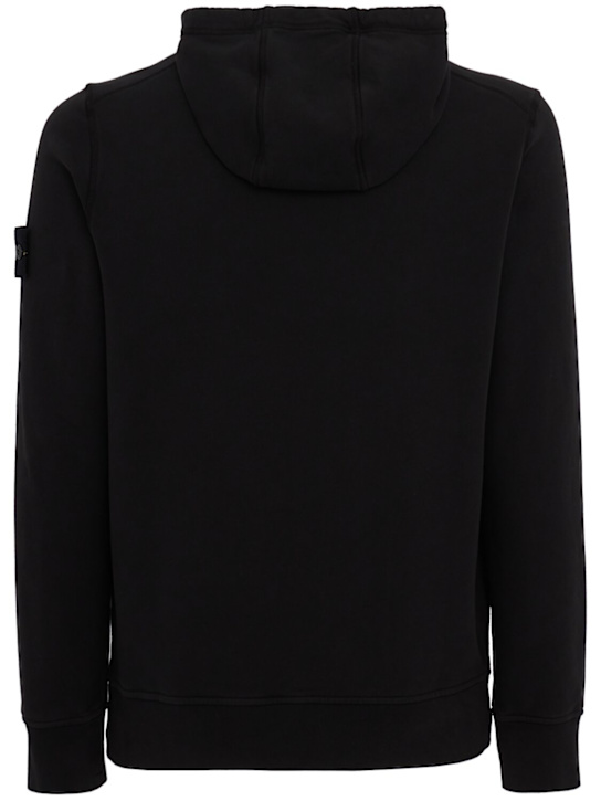 Stone Island: Logo cotton hoodie