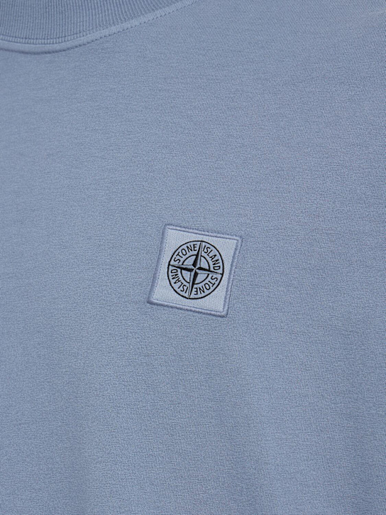 Stone Island: Logo patch cotton t-shirt