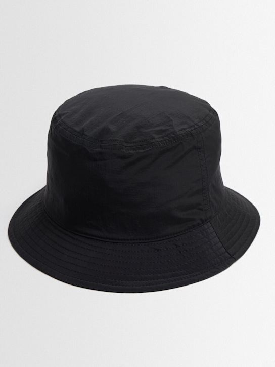 Stone Island: Logo nylon bucket hat