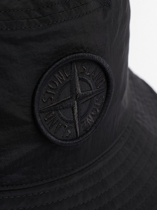 Stone Island - Logo nylon bucket hat