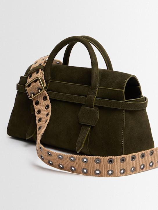 Dsquared2: Twin Utility suede shoulder bag