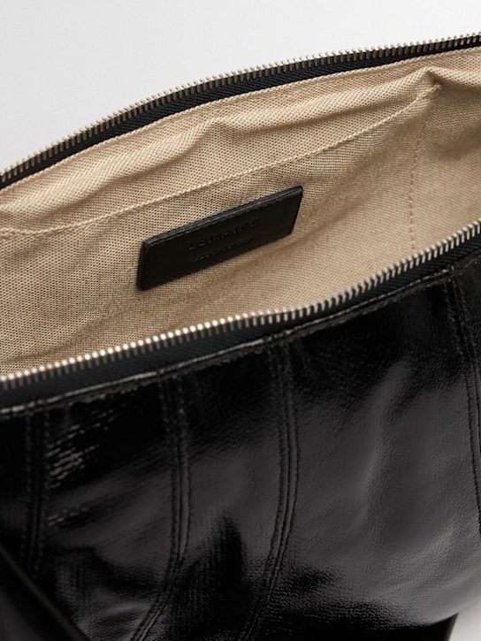 Lemaire: Medium Baumwolltasche mit Beschichtung „Croissant“
