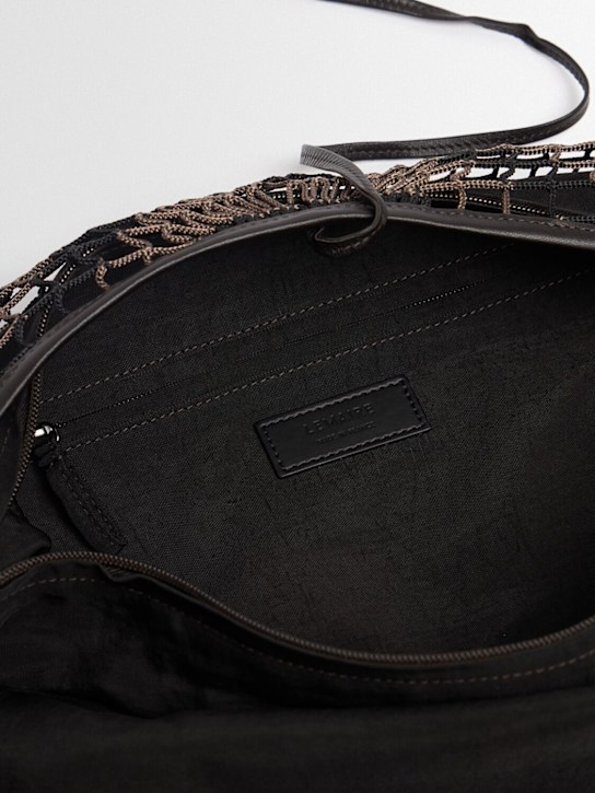 Lemaire: Medium Fortune Croissant woven bag