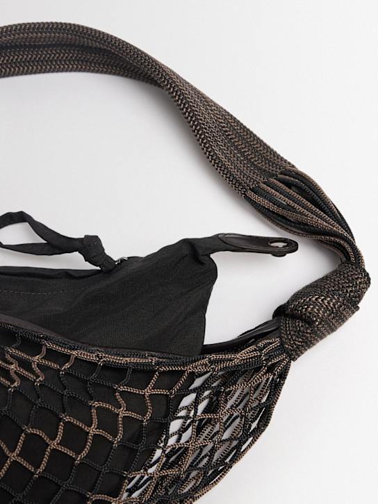 Lemaire: Medium Fortune Croissant woven bag