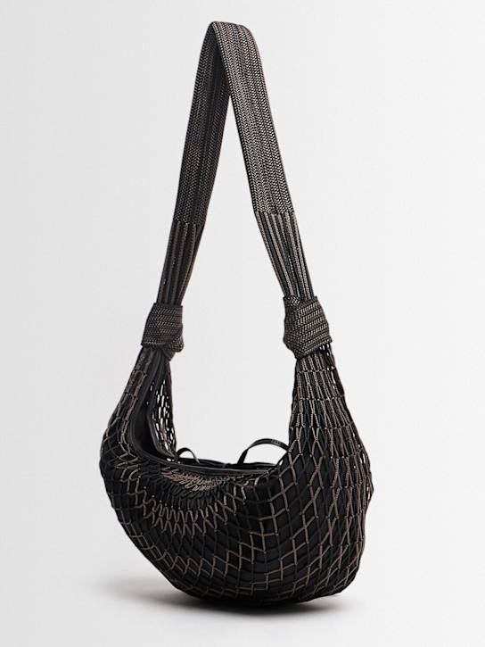 Lemaire - Medium Fortune Croissant woven bag