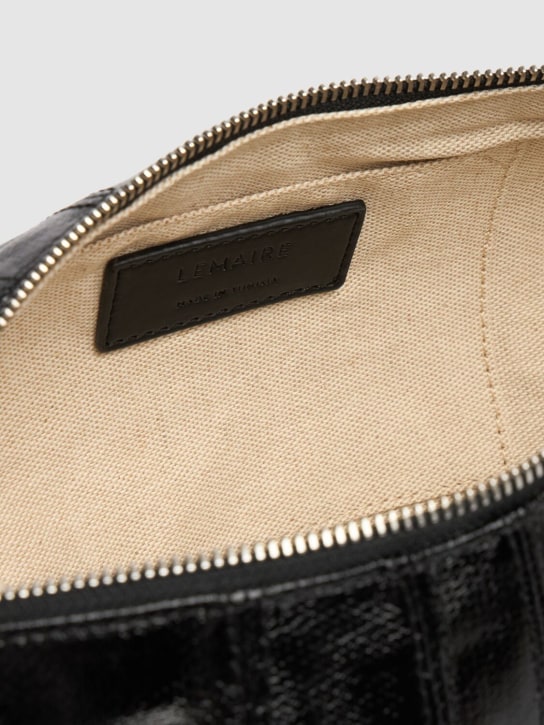 Lemaire: Baumwolltasche mit Beschichtung „Croissant“
