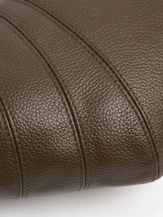 Lemaire: Small Croissant grain leather bag