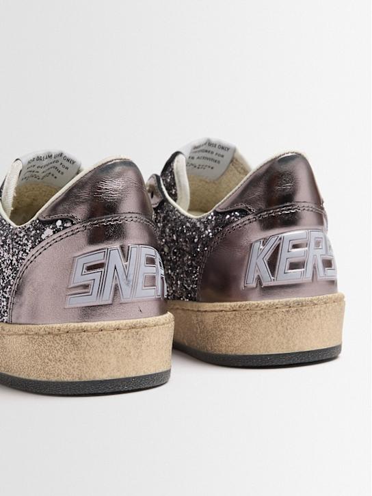 Golden Goose: Ballstar glittered sneakers