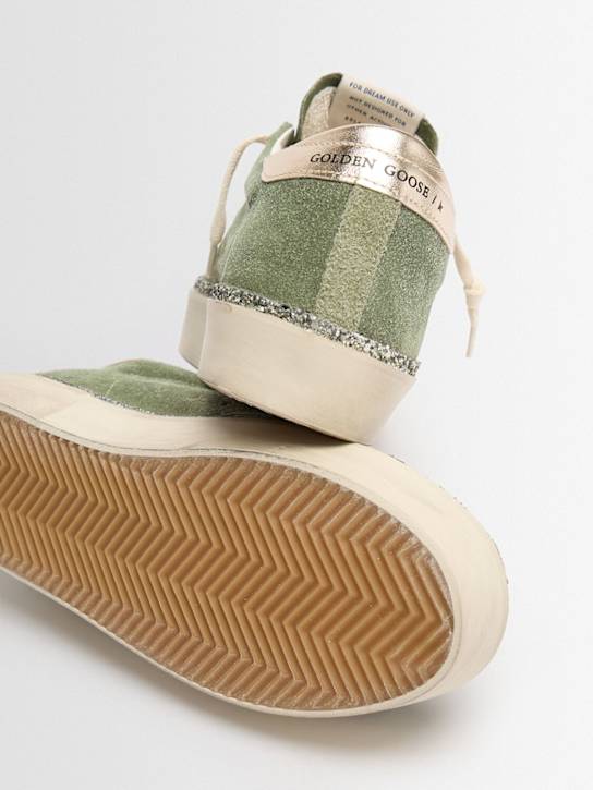 Golden Goose: Hi Star waxed suede sneakers