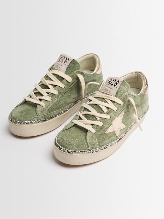 Golden Goose - Hi Star waxed suede sneakers