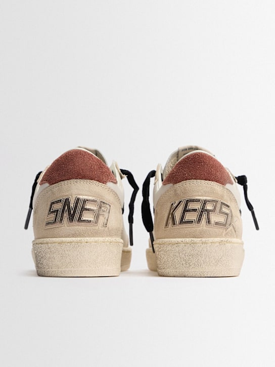 Golden Goose: Ballstar laminated leather sneakers