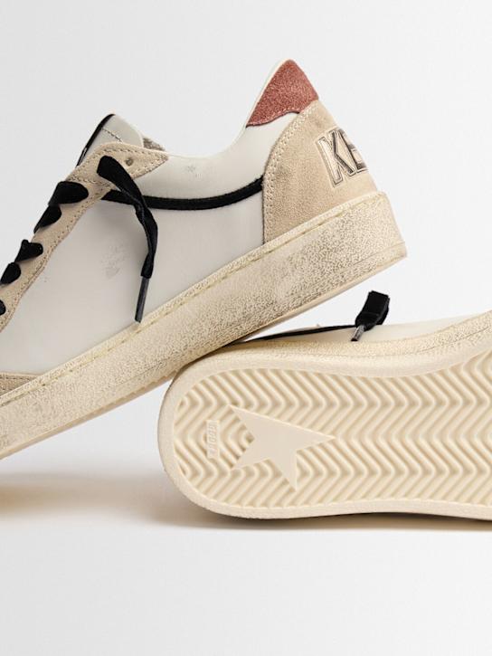 Golden Goose: Ballstar laminated leather sneakers