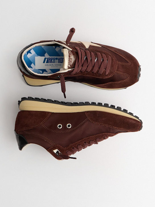 Golden Goose: Running marathon satin sneakers