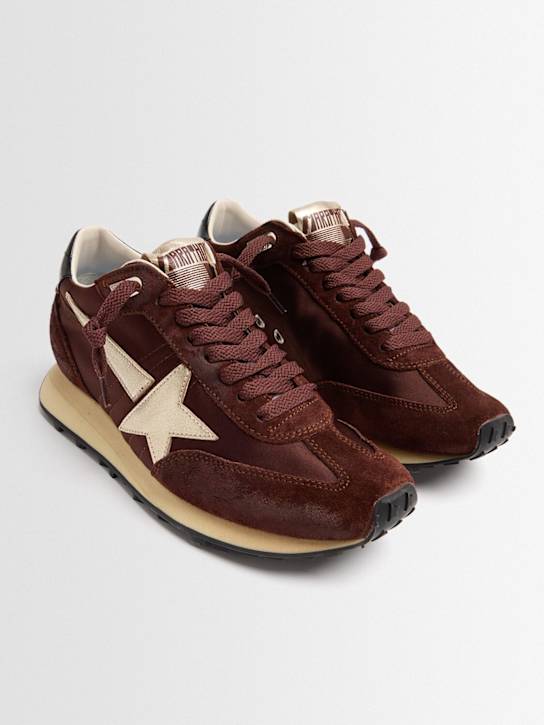 Golden Goose - Running marathon satin sneakers