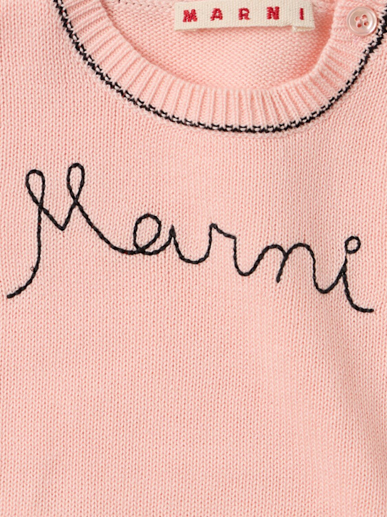 Marni Junior: Cotton knit sweater
