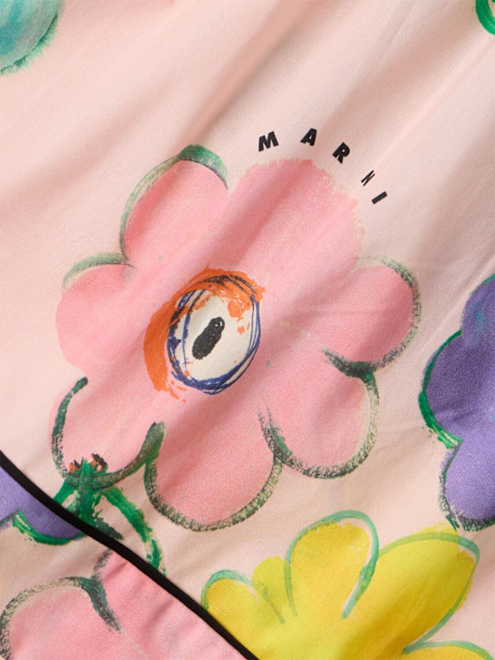 Marni Junior - Dessert Flower printed cotton skirt