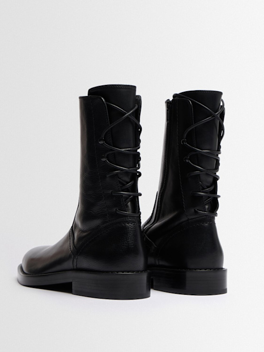 Ann Demeulemeester: Heiko back lace-up ankle boots