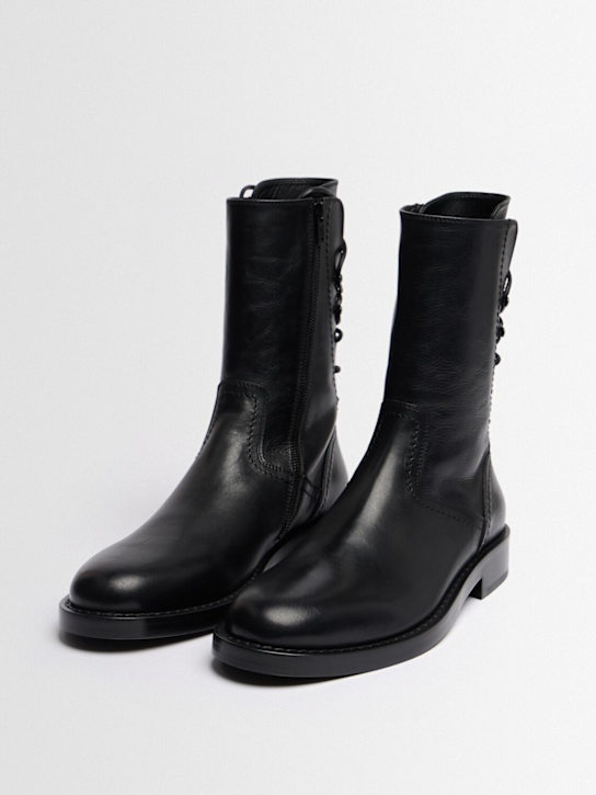 Ann Demeulemeester: Heiko back lace-up ankle boots