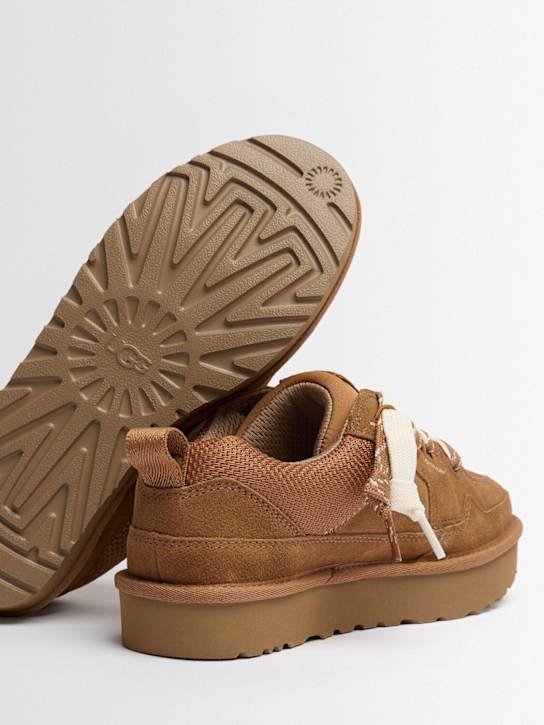 Ugg: Lowmel suede lace-up sneakers