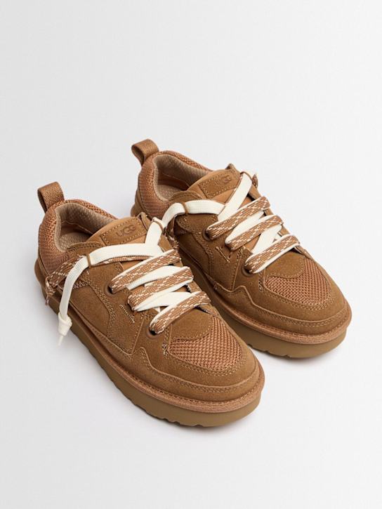 Ugg: Lowmel suede lace-up sneakers