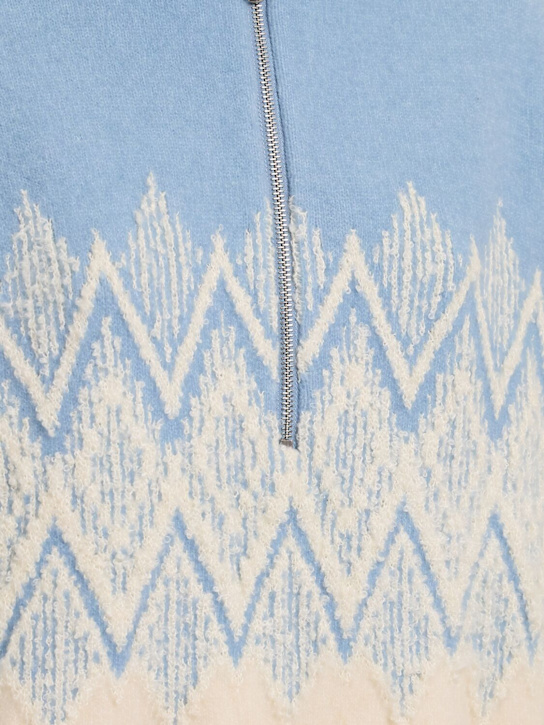 Varley: Hedda Fairisle half-zip sweater
